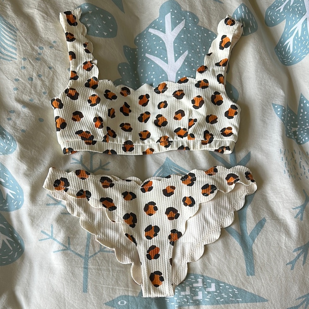 Marysia Leopard Print bikini in excellent condition!
